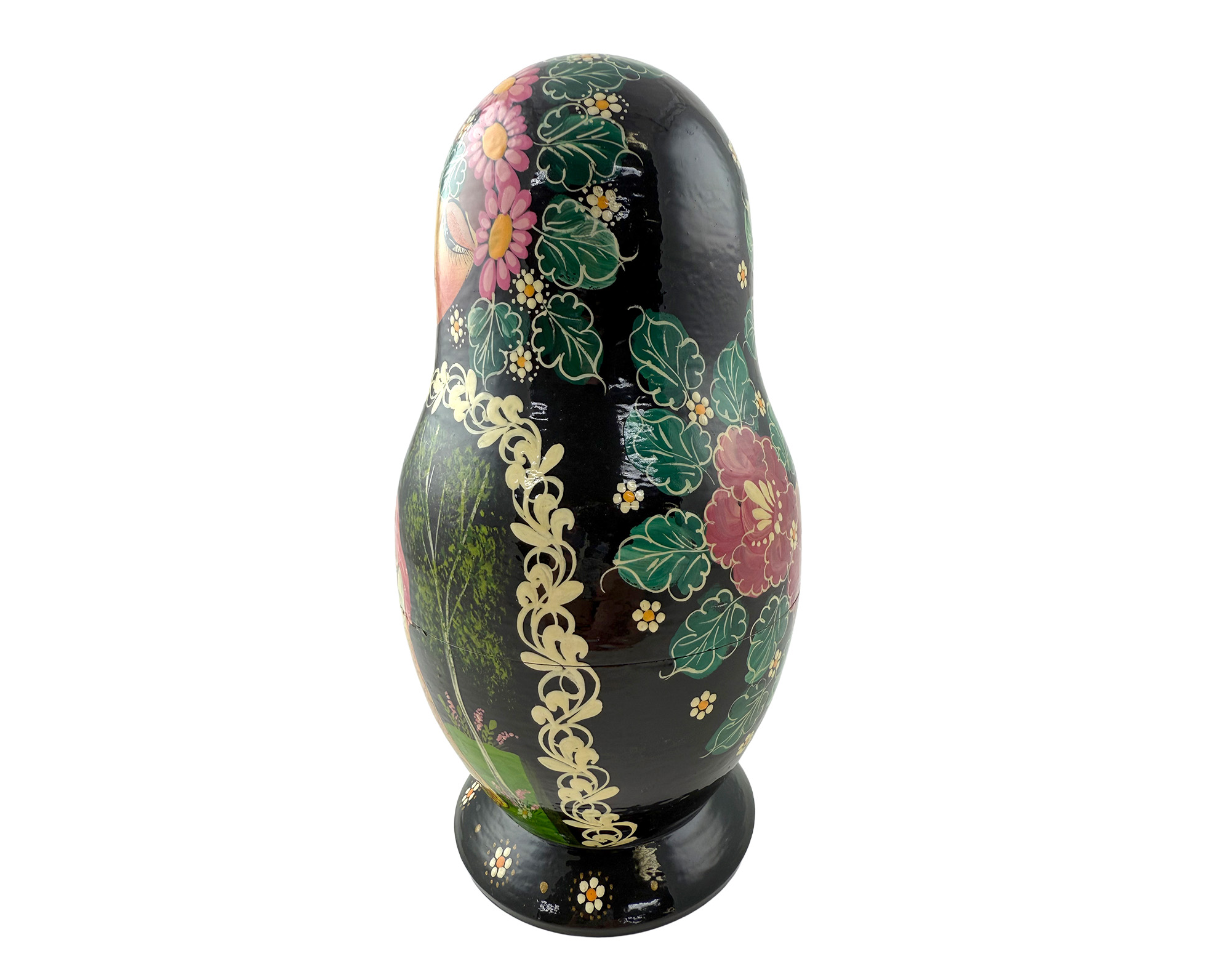 Buy Vintage Folk Scene Nesting Doll 10pc/10" at GoldenCockerel.com