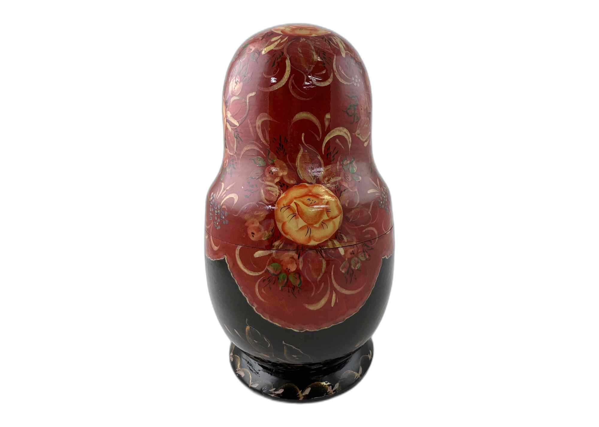 Buy Vintage Folk Scene Nesting Doll 10pc/10" at GoldenCockerel.com