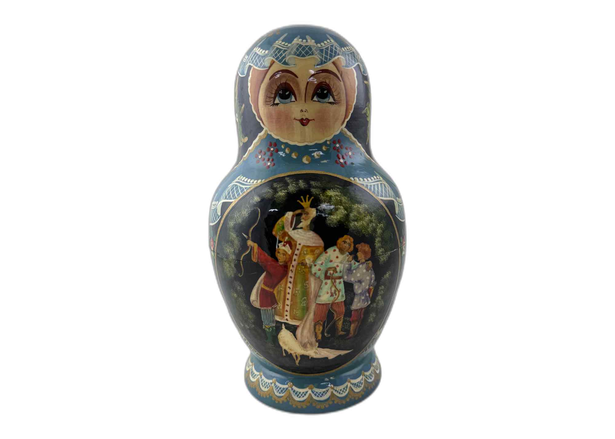 Buy Vintage Fairy Tale Medley Nesting Doll 20pc/10" at GoldenCockerel.com