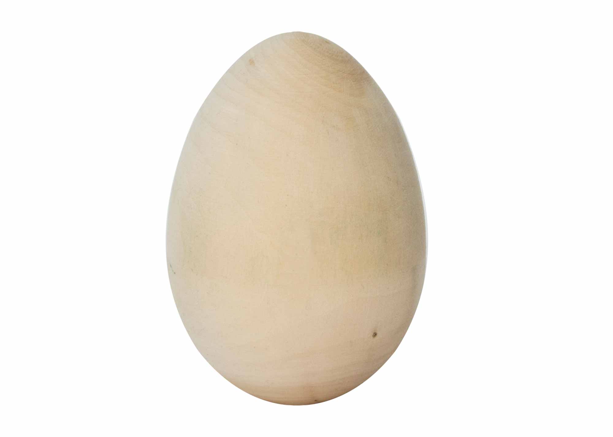 Buy Blank Hollow Wooden Goose Egg 2.25"x 3.5" at GoldenCockerel.com