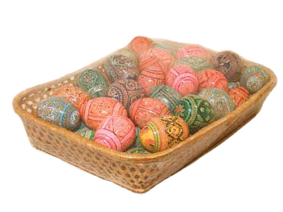 Buy 50 Ukrainian Pisanki Easter Eggs, Wood 2.5" at GoldenCockerel.com