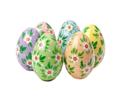 Buy Pastel Hollow Easter Eggs, Set of 6 at GoldenCockerel.com