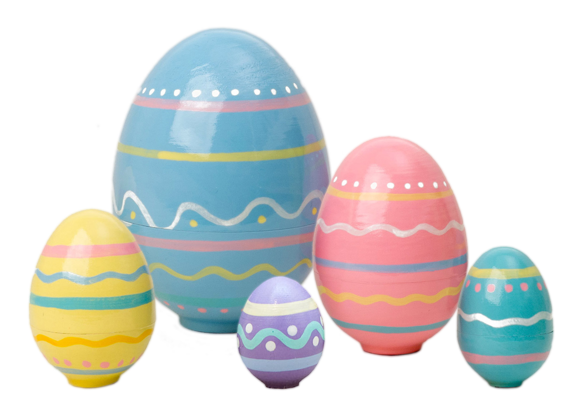 Buy Nesting Easter Eggs 5pc./4" at GoldenCockerel.com