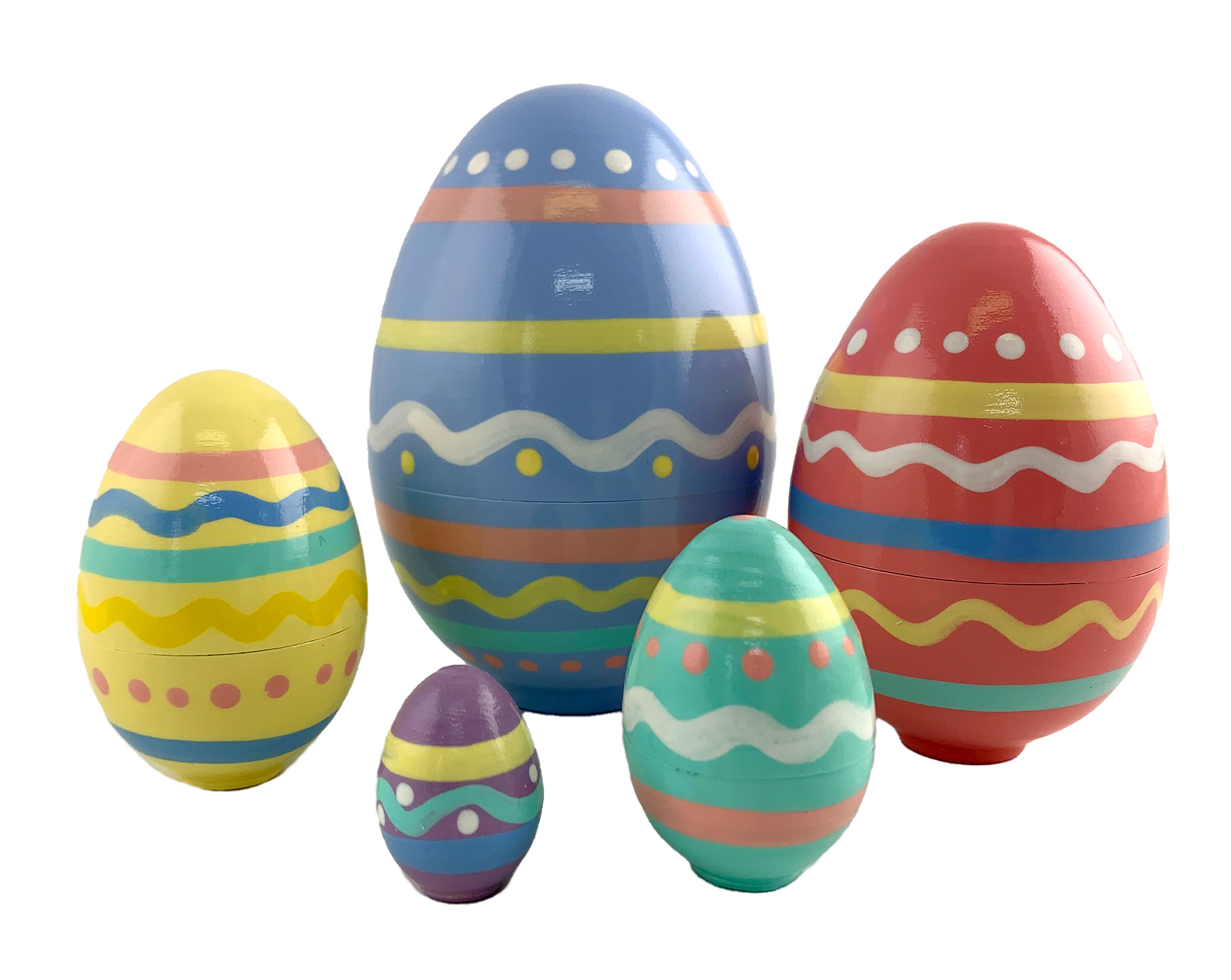 Buy Nesting Easter Eggs 5pc./4" at GoldenCockerel.com