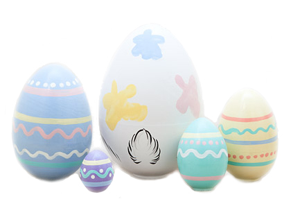 Buy Easter Bunny Nesting Egg 5pc./4" at GoldenCockerel.com