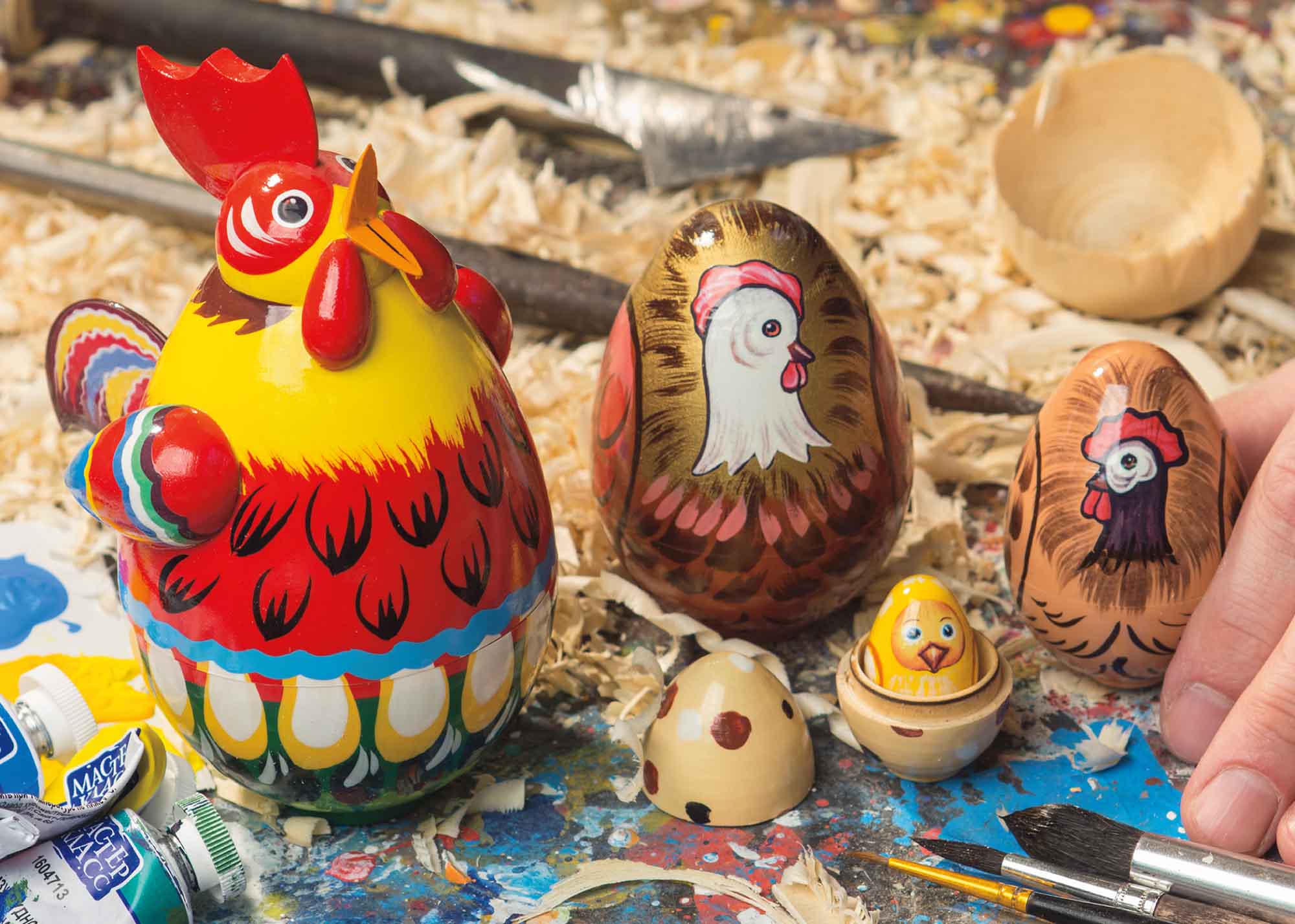 Buy Rooster Nesting Egg 5pc./5" at GoldenCockerel.com