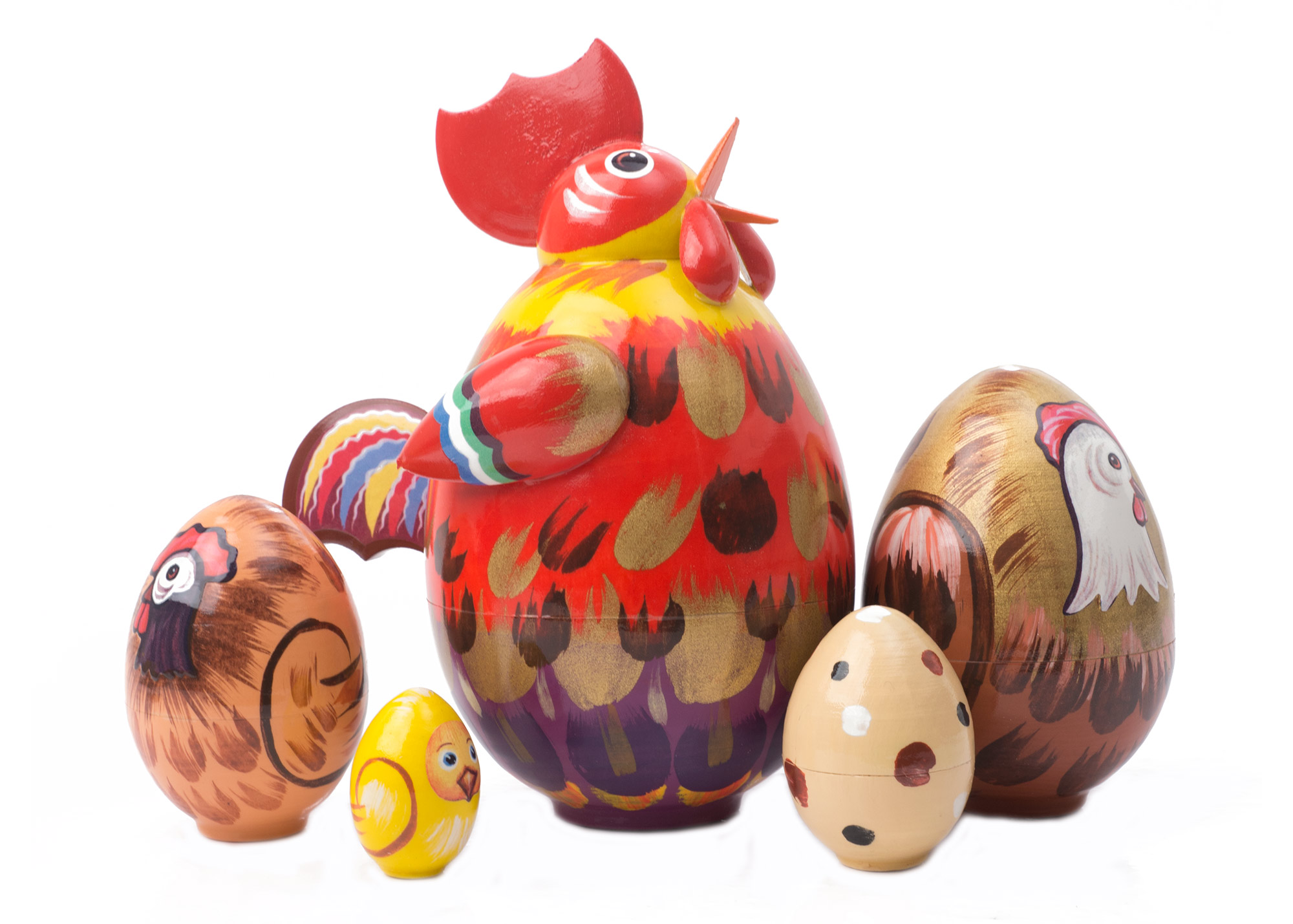 Buy Rooster Nesting Egg 5pc./5" at GoldenCockerel.com