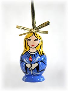 Buy Angel Mini Realistic Ornament 1.5" at GoldenCockerel.com