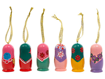 Buy Matryoshka Mini Realistic Ornament 2" at GoldenCockerel.com