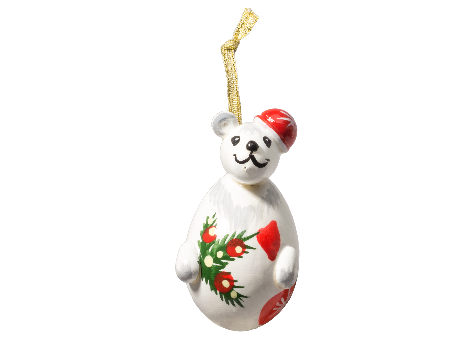 Buy Christmas Polar Bear Ornament  2" at GoldenCockerel.com