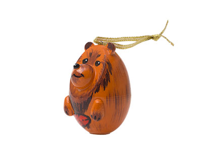 Buy Brown Bear Ornament 2" at GoldenCockerel.com