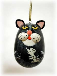 Buy Cat Ornament 2" at GoldenCockerel.com