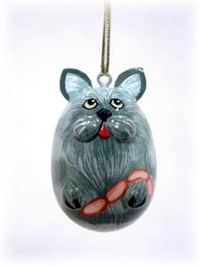 Buy Cat Ornament 2" at GoldenCockerel.com