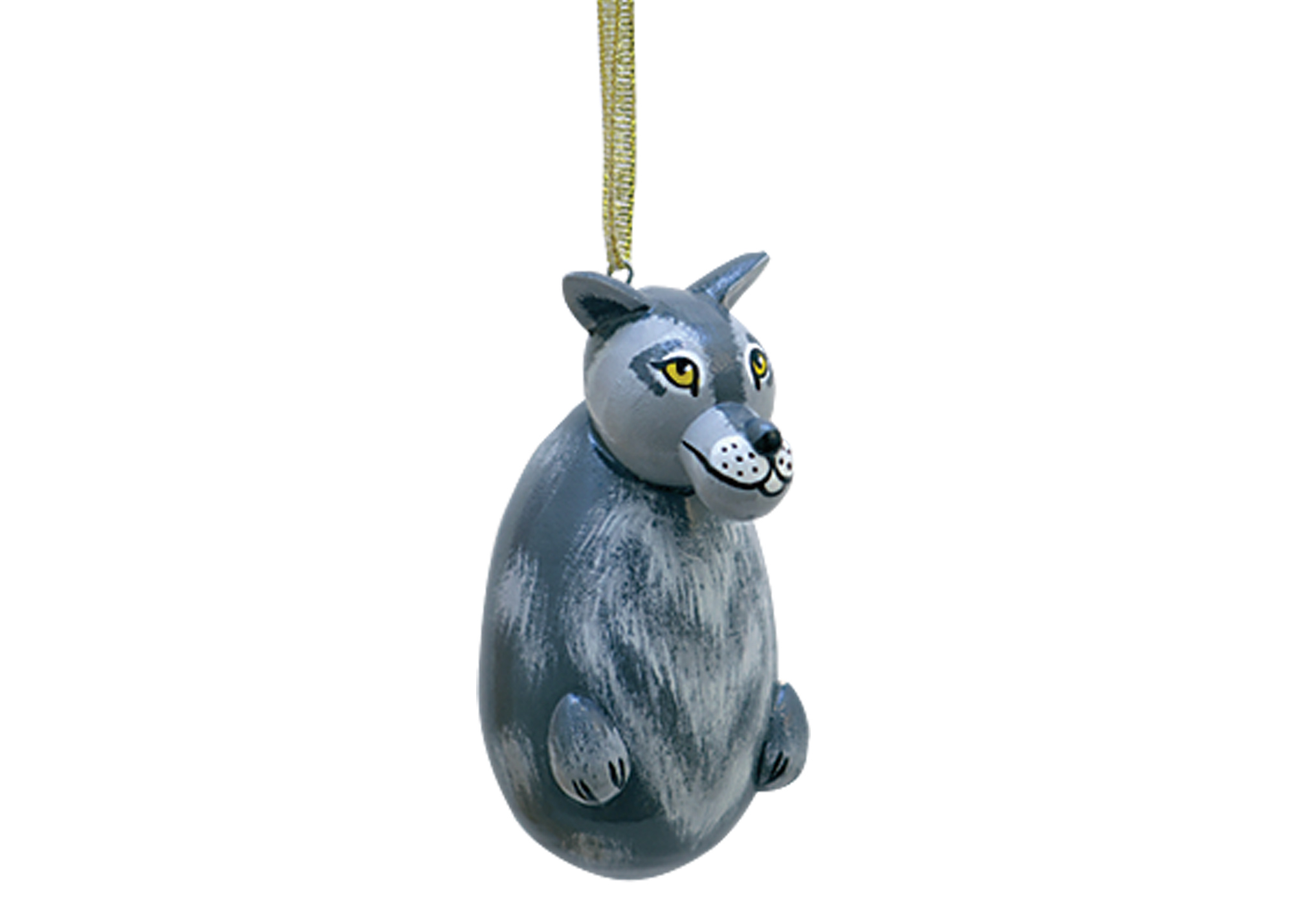 Buy Wolf Ornament 2" at GoldenCockerel.com