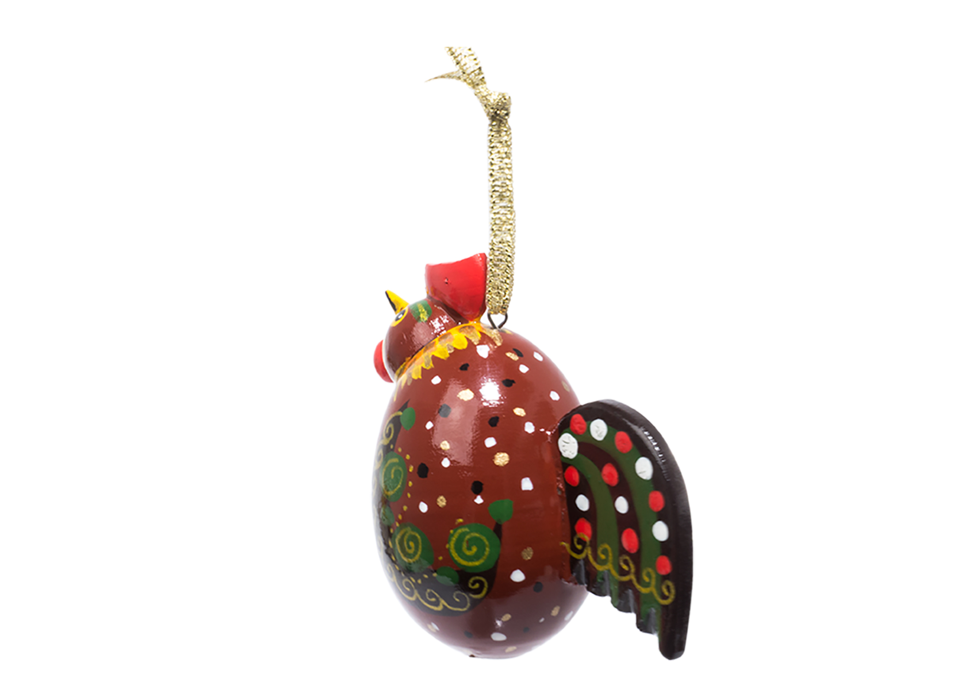 Buy Rooster Ornament  2" at GoldenCockerel.com