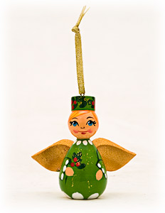 Buy Christmas Angel Ornament, 3" at GoldenCockerel.com