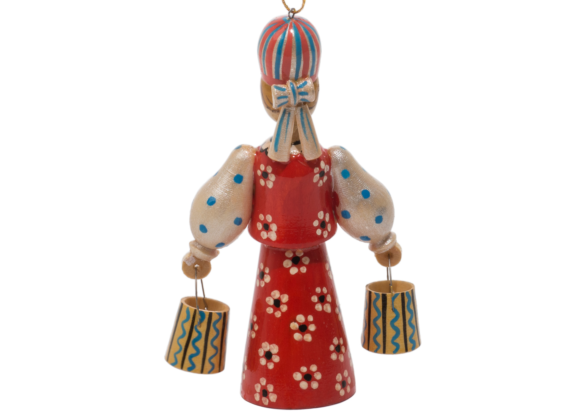 Buy Russian Folk Water Carrier Ornament 4.25" at GoldenCockerel.com