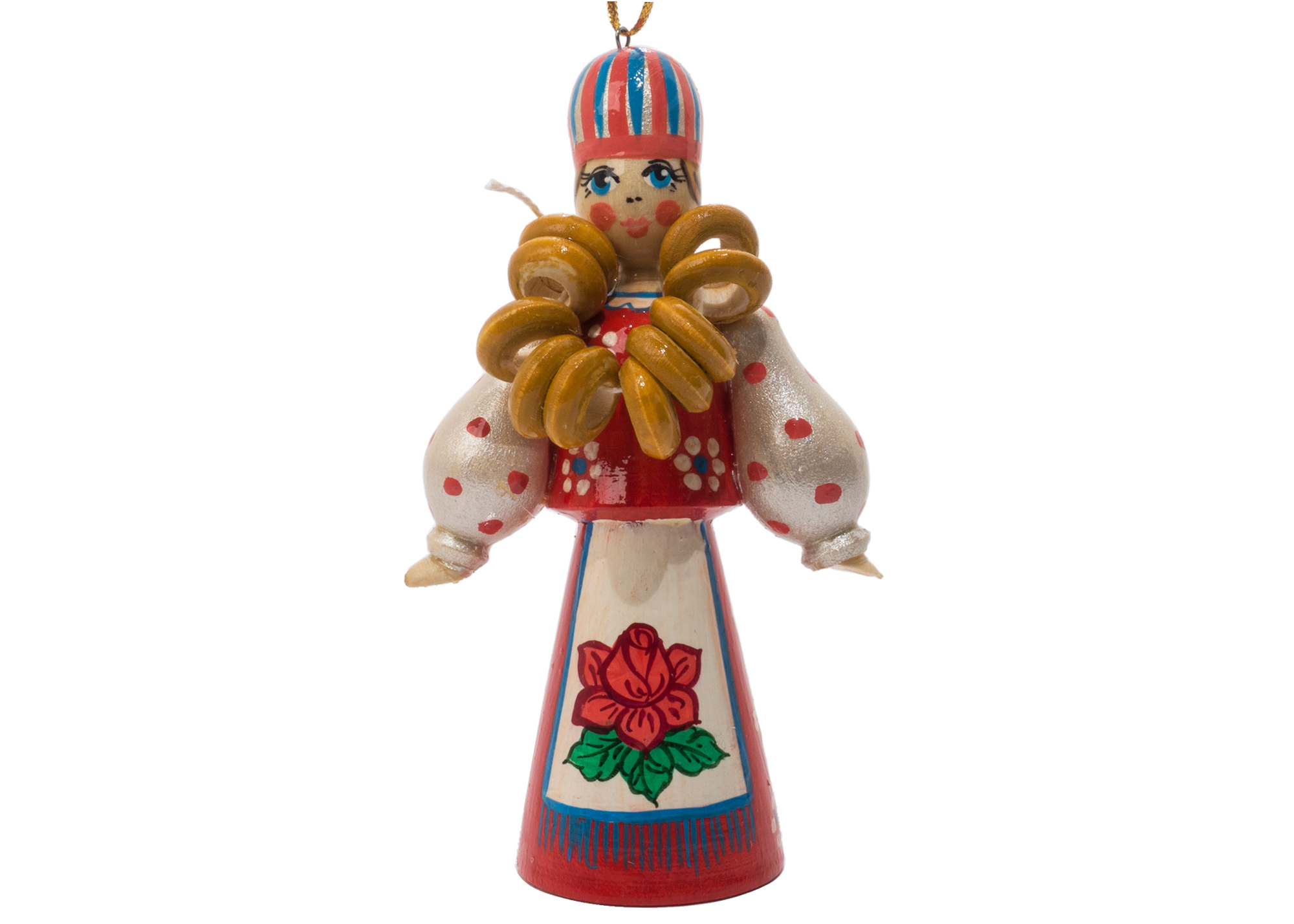 Buy Russian Folk Bagel Vendor Ornament 4.25" at GoldenCockerel.com