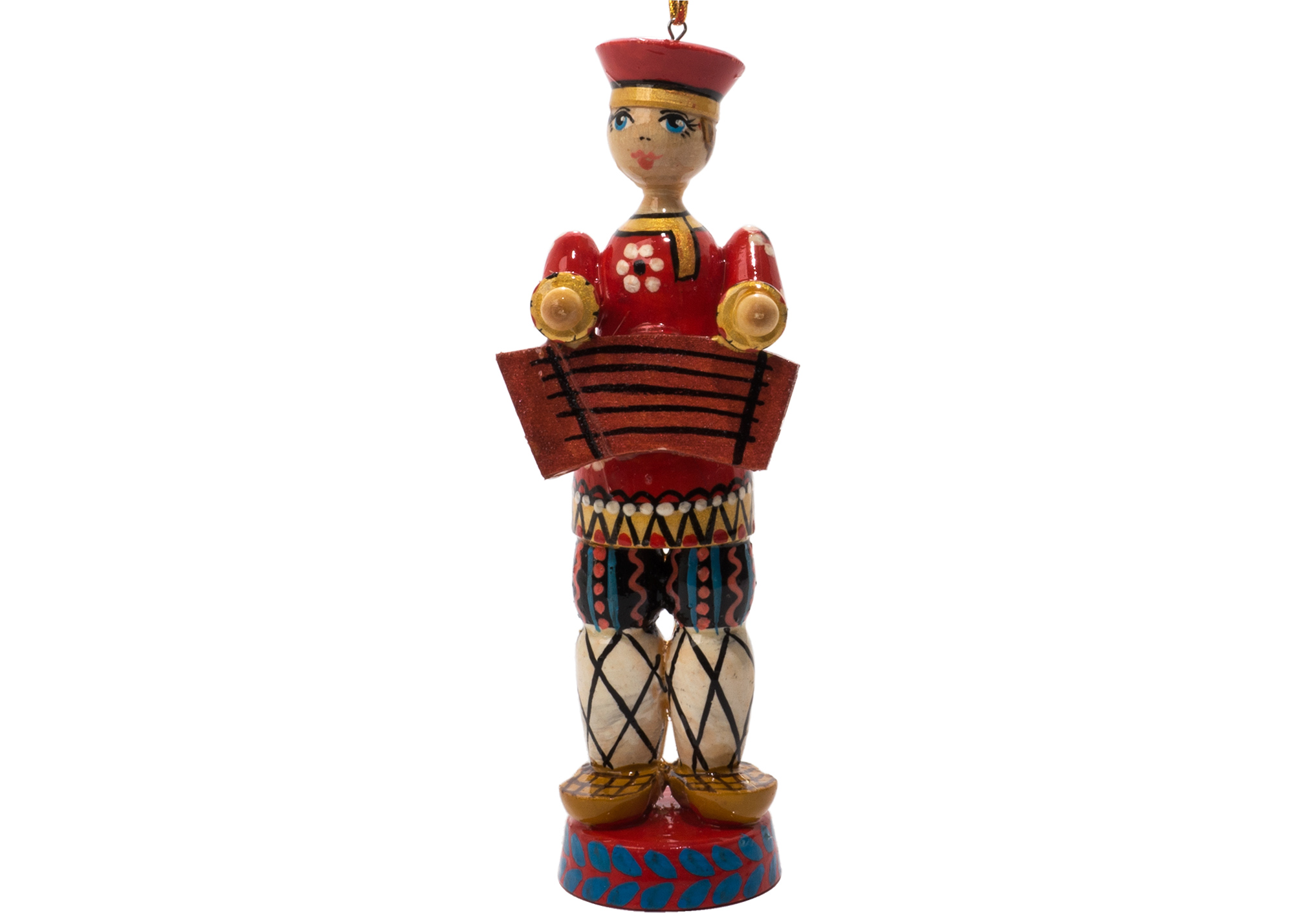 Buy Russian Folk Gusli Musician Ornament 5" at GoldenCockerel.com