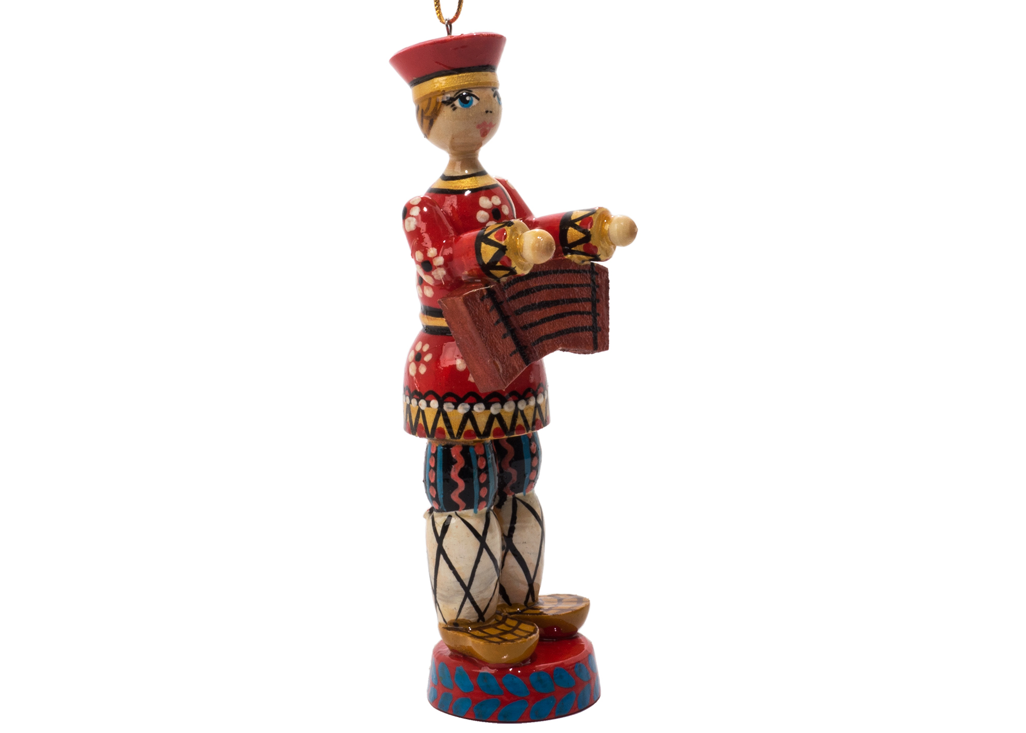 Buy Russian Folk Gusli Musician Ornament 5" at GoldenCockerel.com