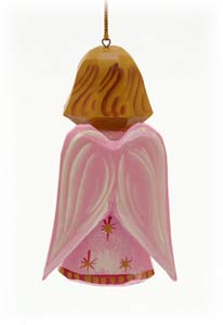 Buy Carved "Littlest Angel" Ornament 3" at GoldenCockerel.com