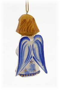 Buy Carved "Littlest Angel" Ornament 3" at GoldenCockerel.com