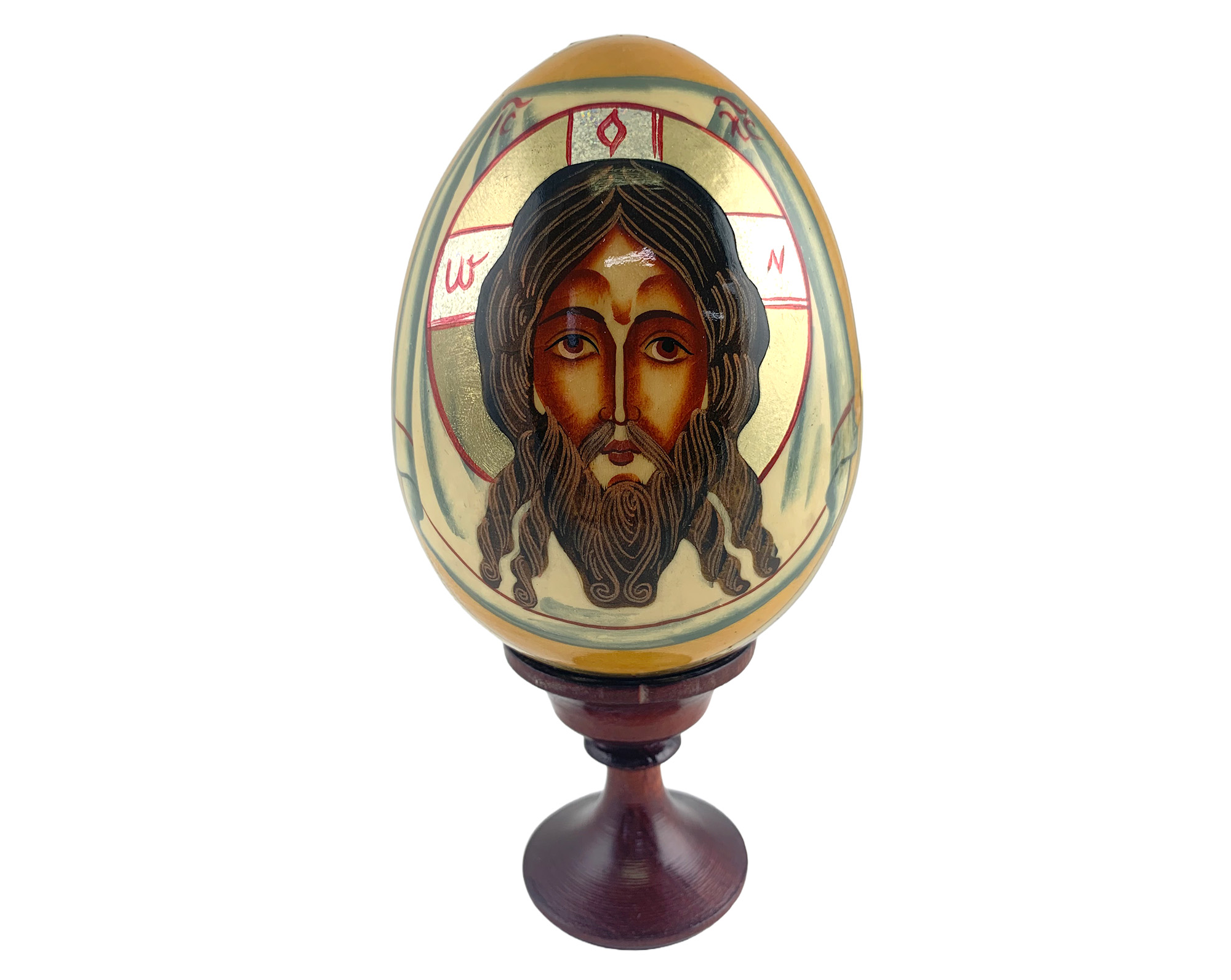 Buy Vintage 5" Orthodox Icon Egg with Stand at GoldenCockerel.com