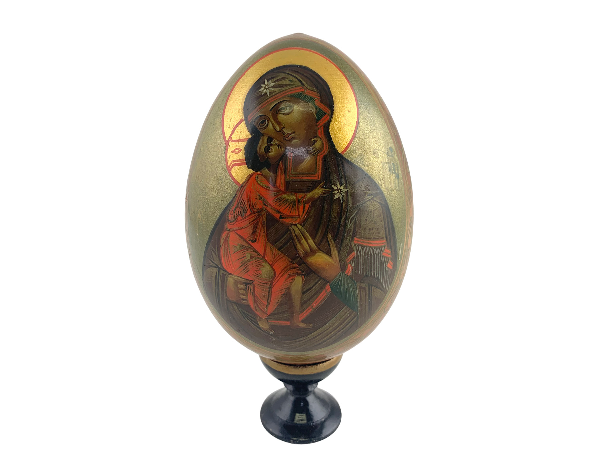 Buy Vintage 5" Orthodox Icon Egg with Stand at GoldenCockerel.com