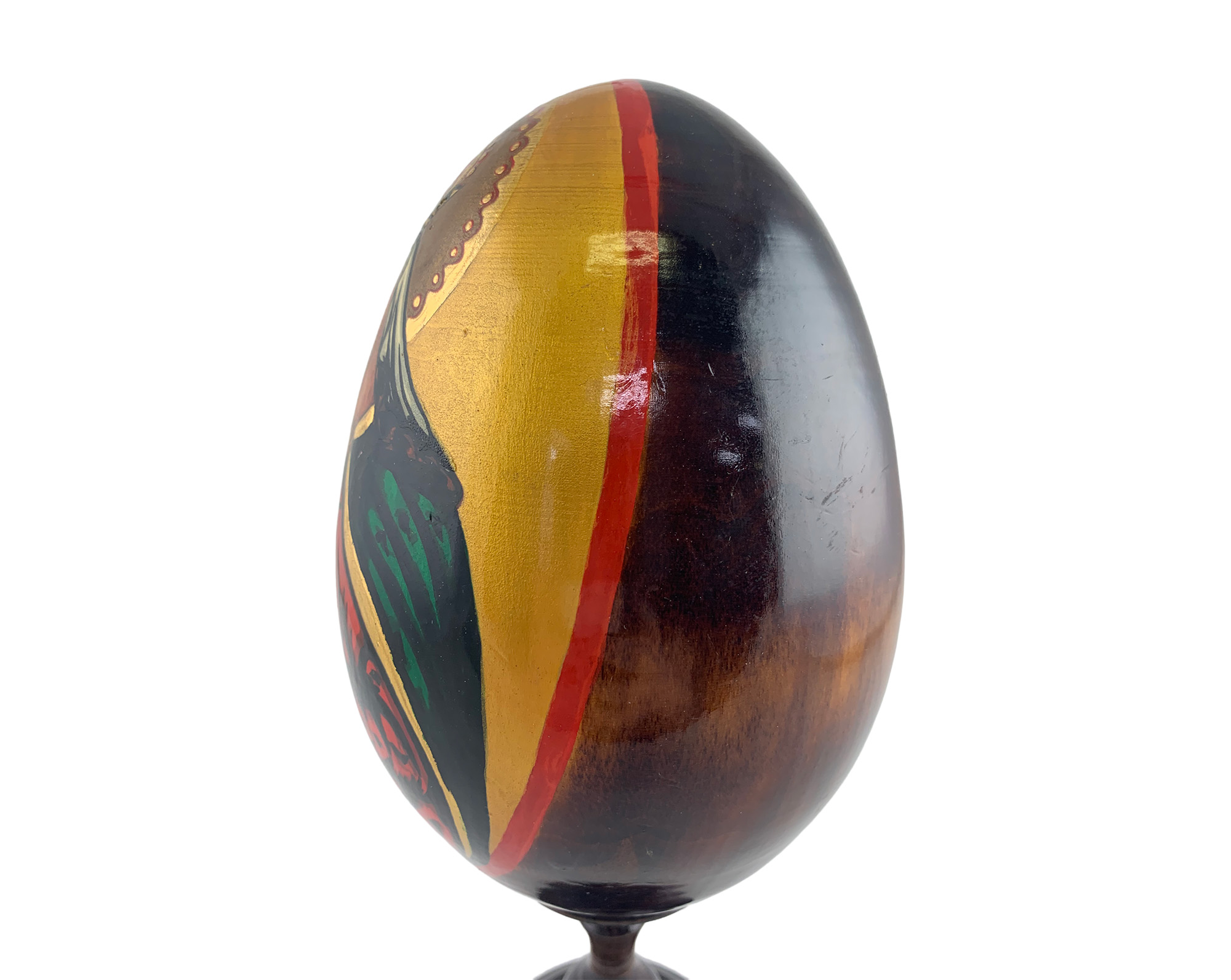 Buy Vintage 7” Orthodox Icon Egg with Stand at GoldenCockerel.com