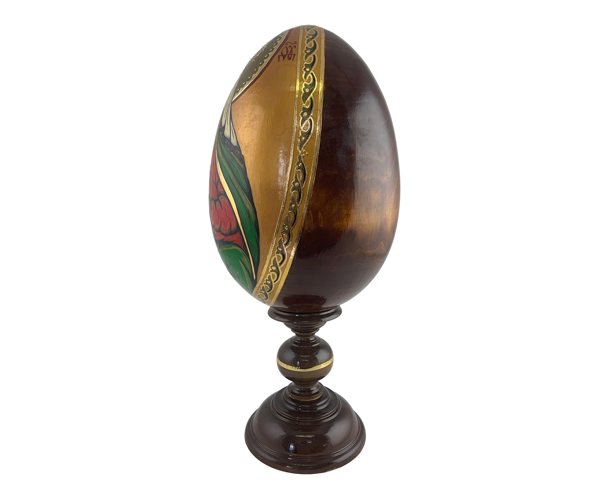 Buy Vintage 9" Orthodox Icon Egg with Stand at GoldenCockerel.com