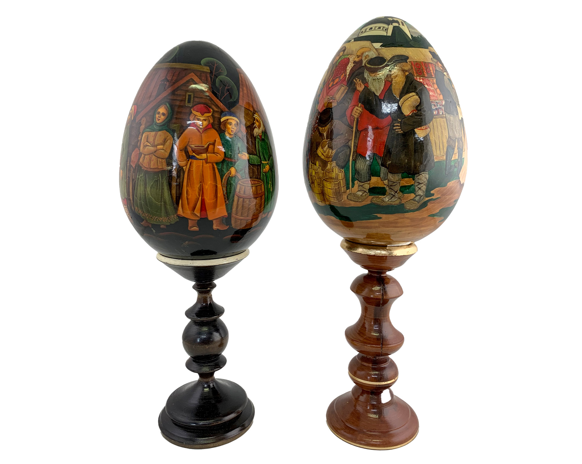 Buy Vintage Open Air Market Egg with Stand at GoldenCockerel.com