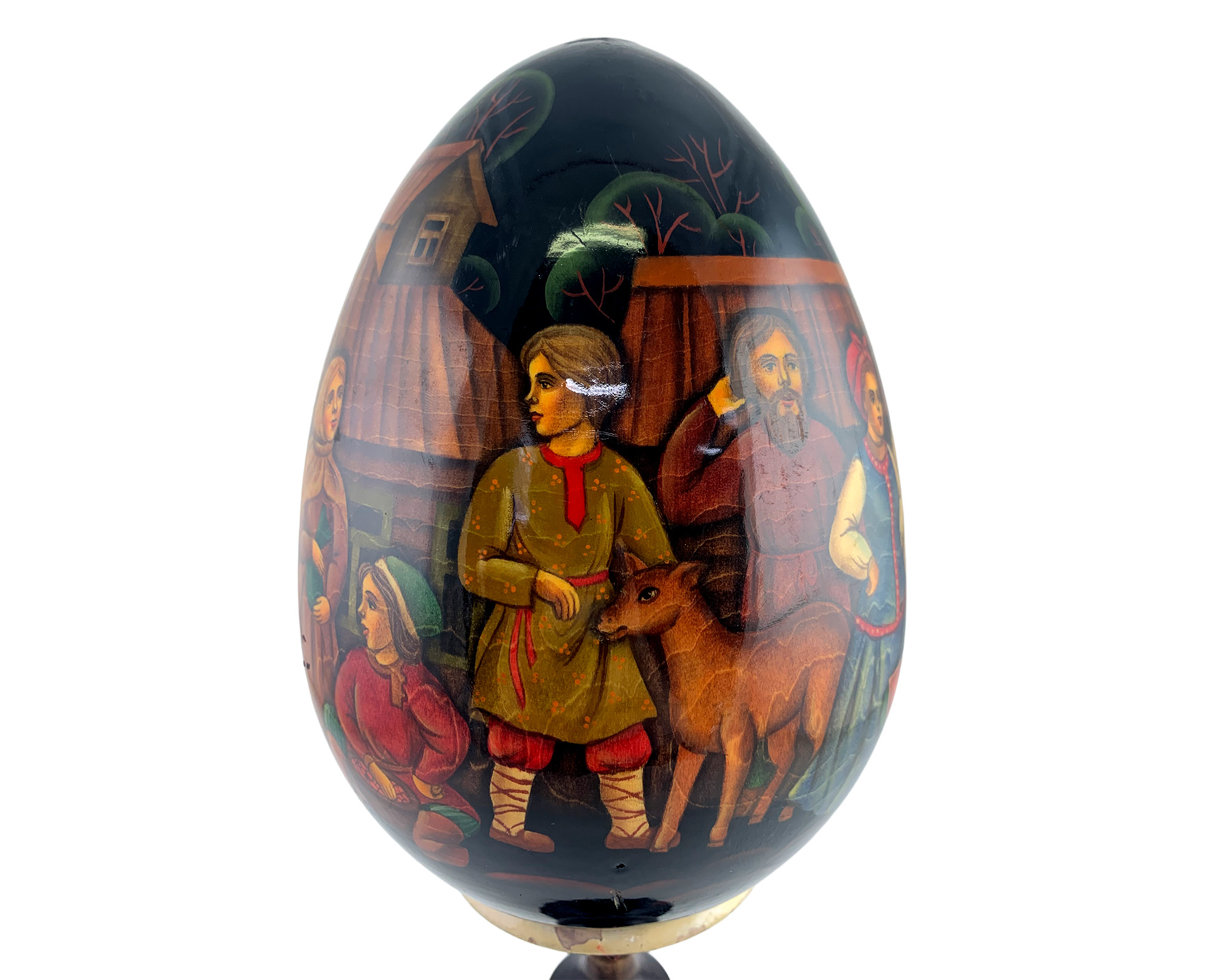 Buy Vintage Open Air Market Egg with Stand at GoldenCockerel.com