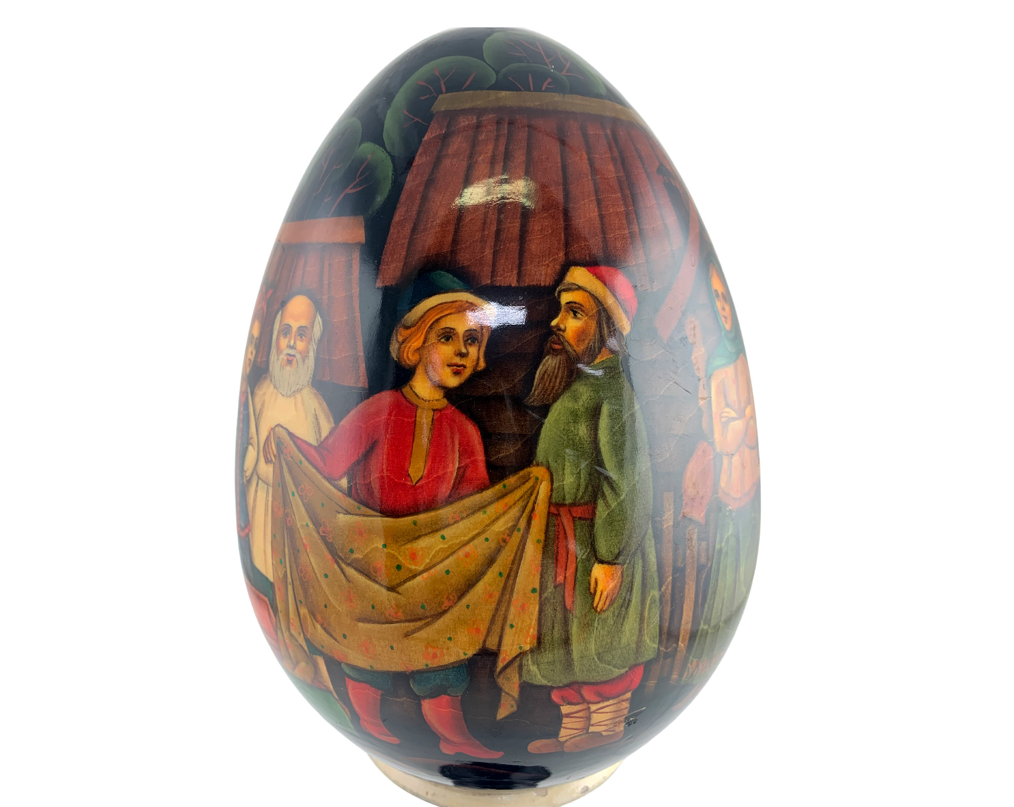 Buy Vintage Open Air Market Egg with Stand at GoldenCockerel.com