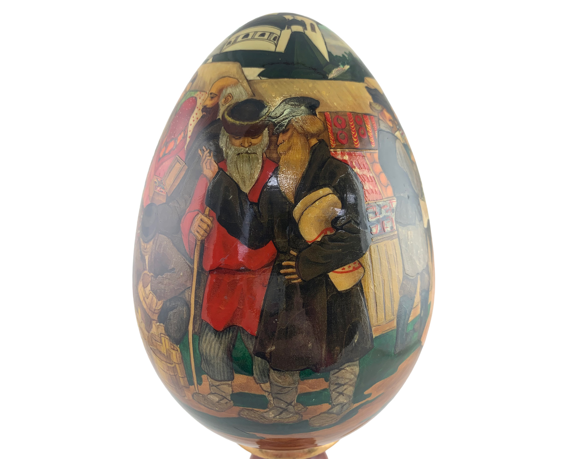 Buy Vintage Open Air Market Egg with Stand at GoldenCockerel.com