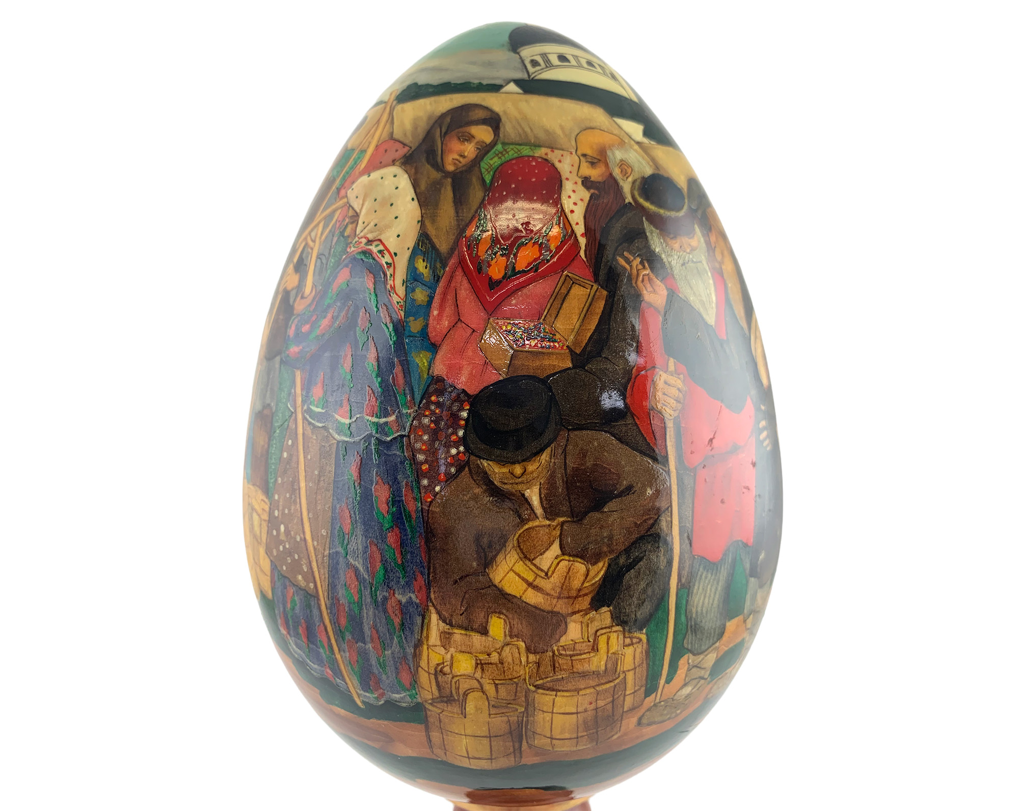 Buy Vintage Open Air Market Egg with Stand at GoldenCockerel.com