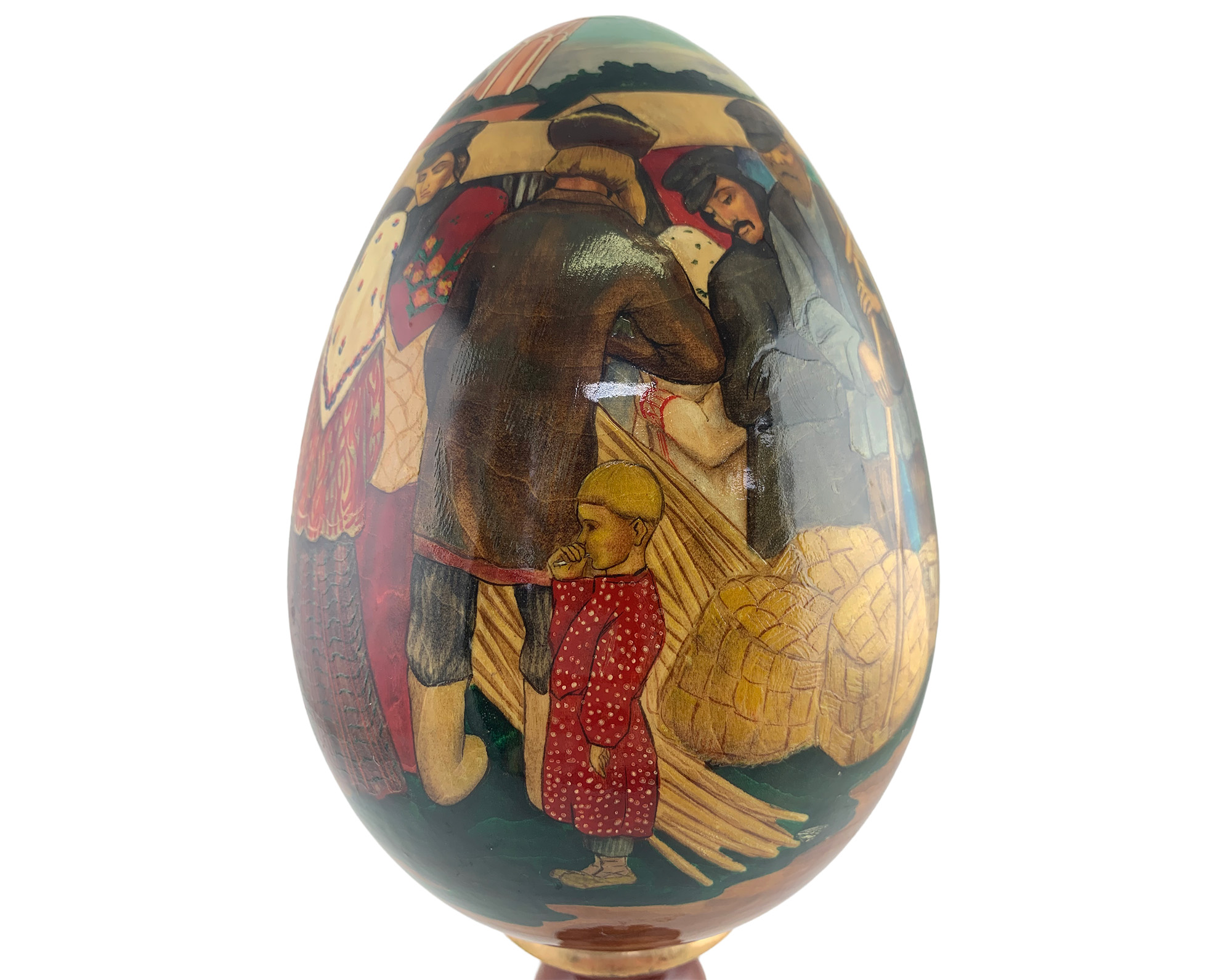 Buy Vintage Open Air Market Egg with Stand at GoldenCockerel.com