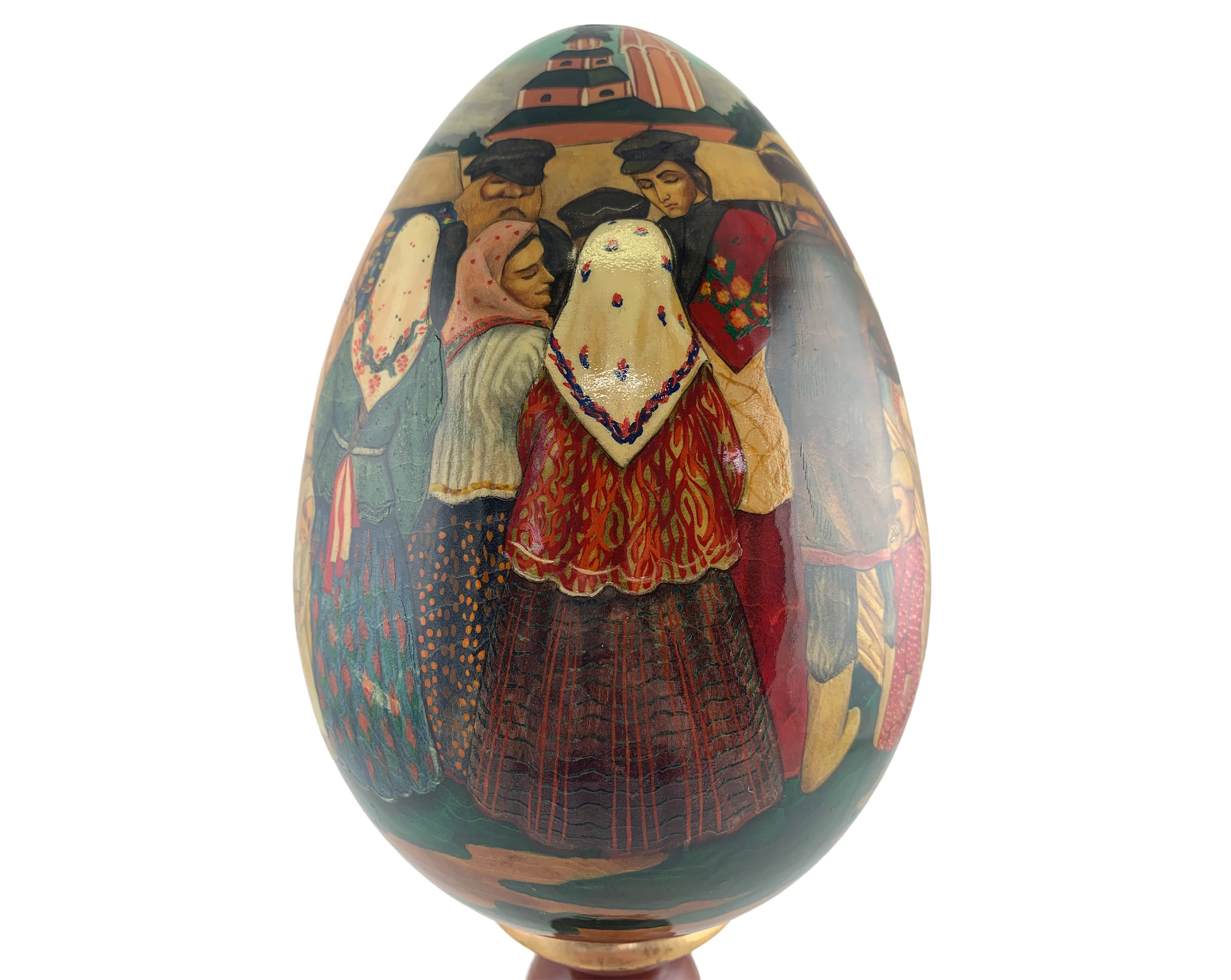 Buy Vintage Open Air Market Egg with Stand at GoldenCockerel.com