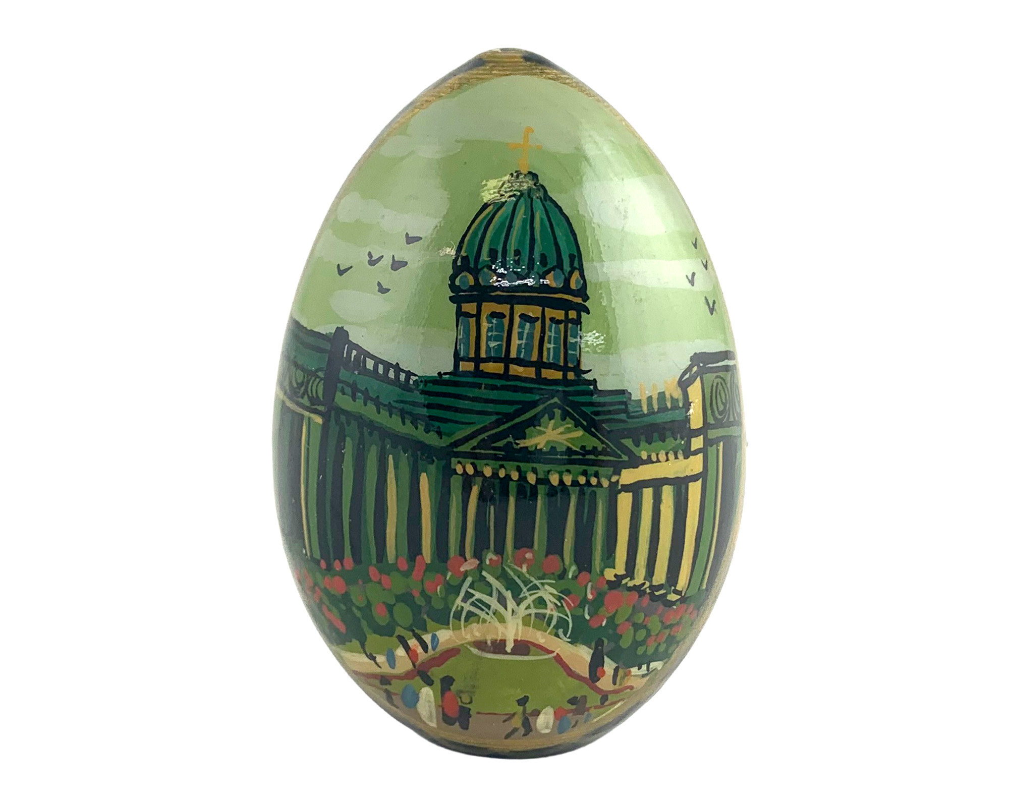 Buy Vintage Hand-Painted St. Petersburg Landmark Egg at GoldenCockerel.com