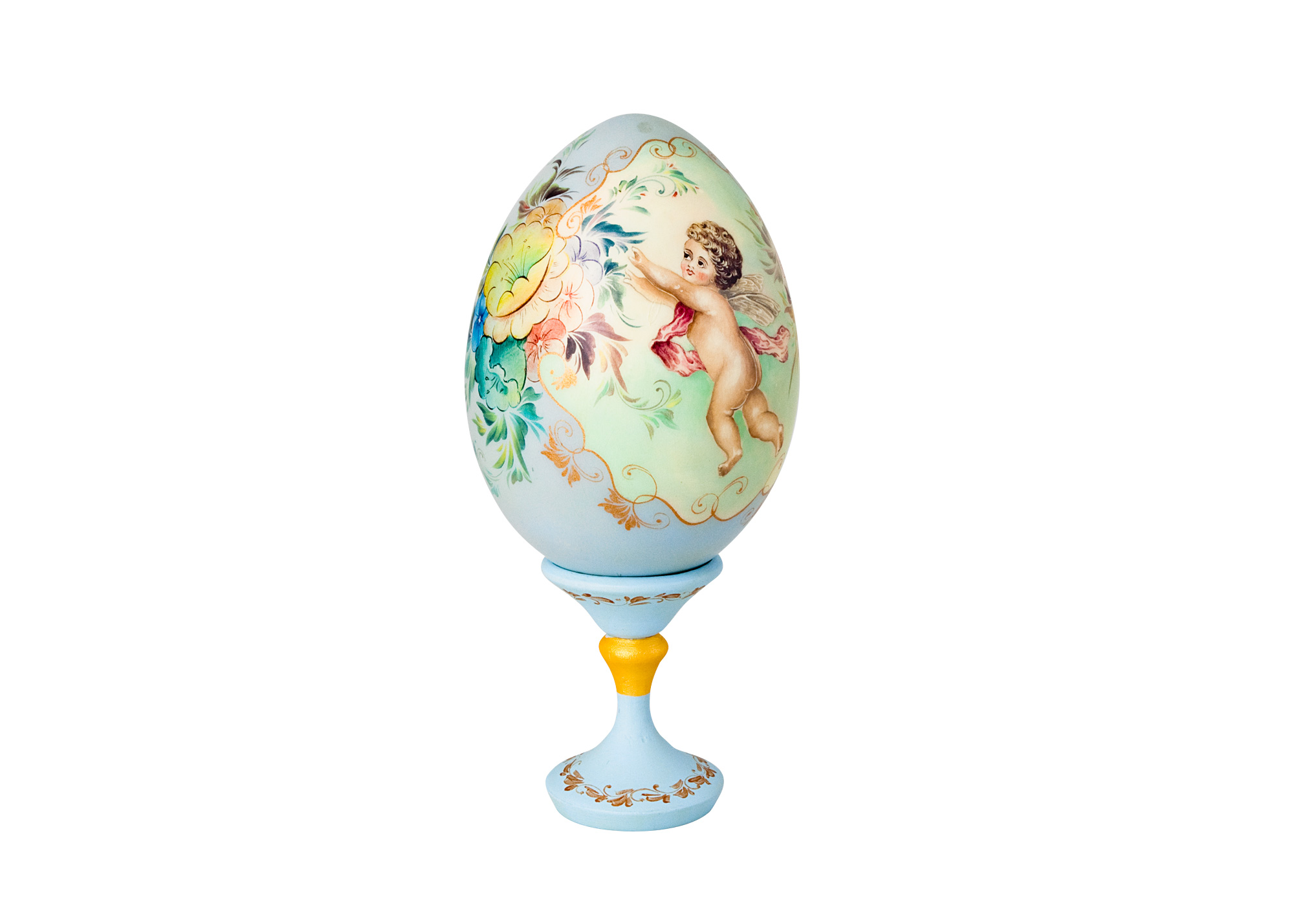 Buy Cherub Egg w/ Stand 5" at GoldenCockerel.com