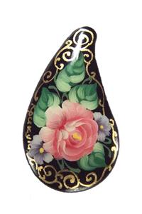 Buy Small Teardrop Bouquet Brooch at GoldenCockerel.com