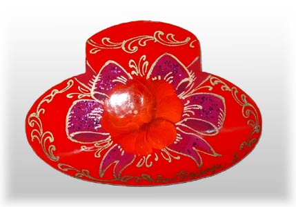 Buy Red Hat Brooch  at GoldenCockerel.com