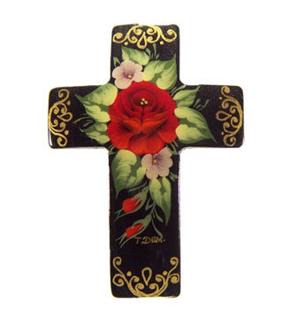 Buy Large Cross Brooch 2.5"x1.5" at GoldenCockerel.com