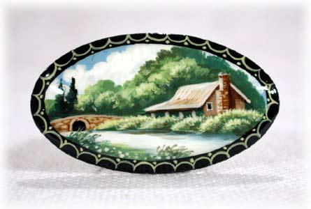 Buy Appalachian Summer Landscape Brooch 2"x1.3" at GoldenCockerel.com