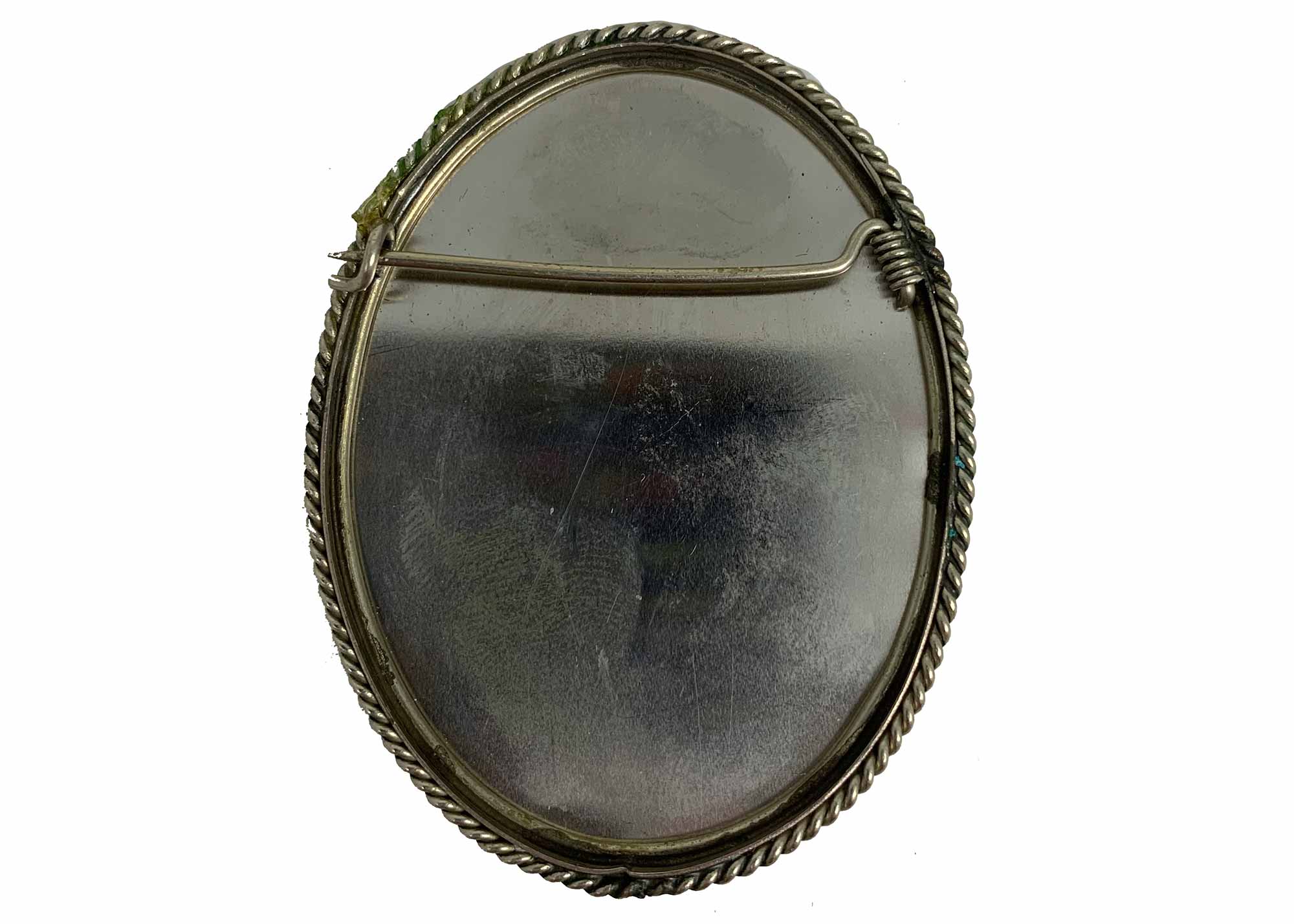 Buy Vintage Mother of Pearl Portrait Brooch Anastasia at GoldenCockerel.com