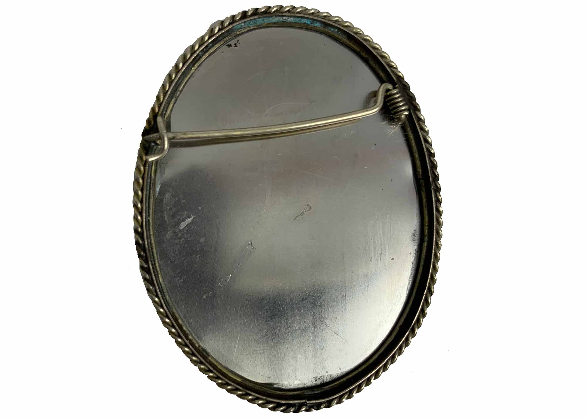 Buy Vintage Mother of Pearl Portrait Brooch at GoldenCockerel.com