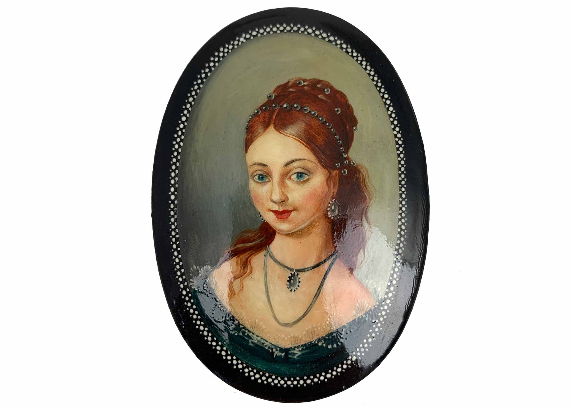 Buy Vintage Mother of Pearl Portrait Brooch at GoldenCockerel.com
