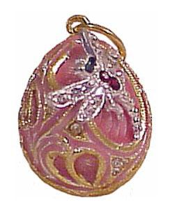 Buy Faberge-Style Egg Pendant "Dragonfly" at GoldenCockerel.com