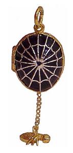 Buy Faberge-Style Egg Pendant "Spider Charm Locket"  at GoldenCockerel.com