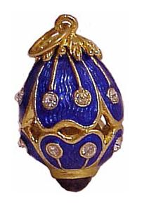 Buy Faberge-Style Egg Pendant "Petals"  at GoldenCockerel.com