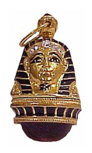 Buy Faberge-Style Egg Pendant "King Tut"  at GoldenCockerel.com